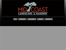 Tablet Screenshot of midcoastmasonry.com